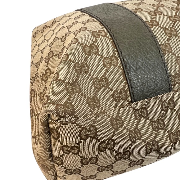 Gucci Beige GG Canvas Bamboo Libeccio Tote Bag - Picture 10 of 15